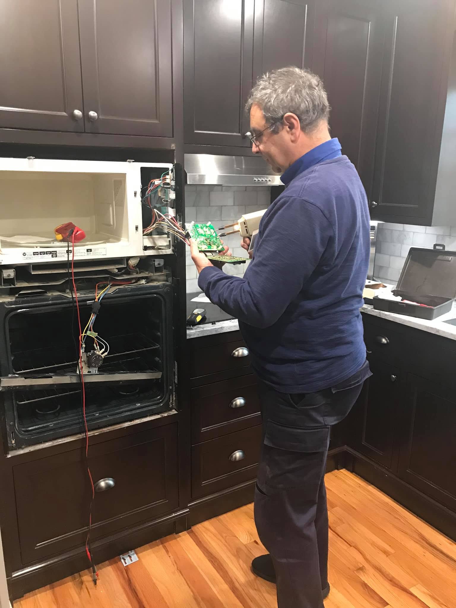 Appliance repair work